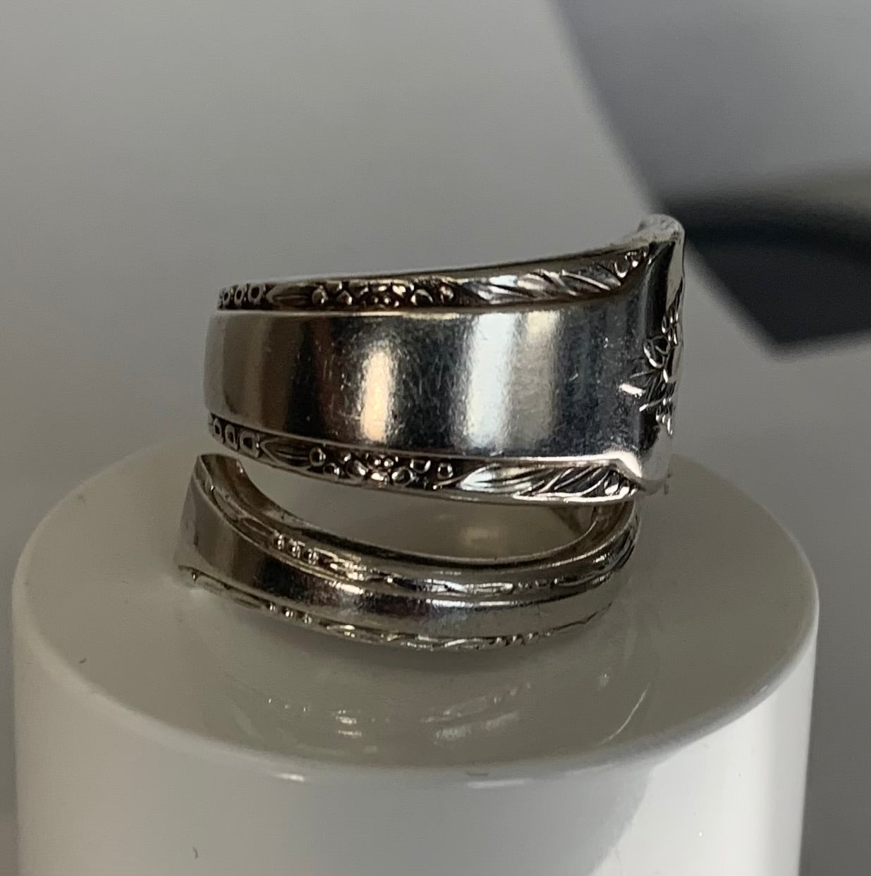 Silver Spoon Ring size 10
