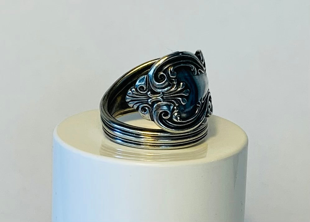 Silver Spoon Ring size 9