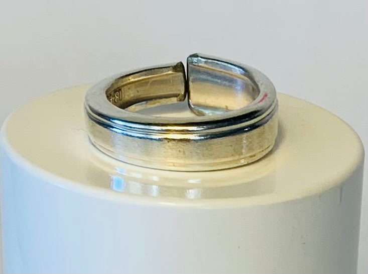 Silver Spoon Ring size 6.5