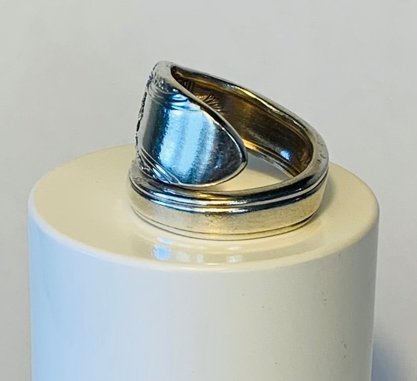 Silver Spoon Ring size 8