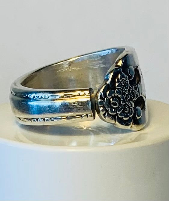 Silver Spoon Ring size 12