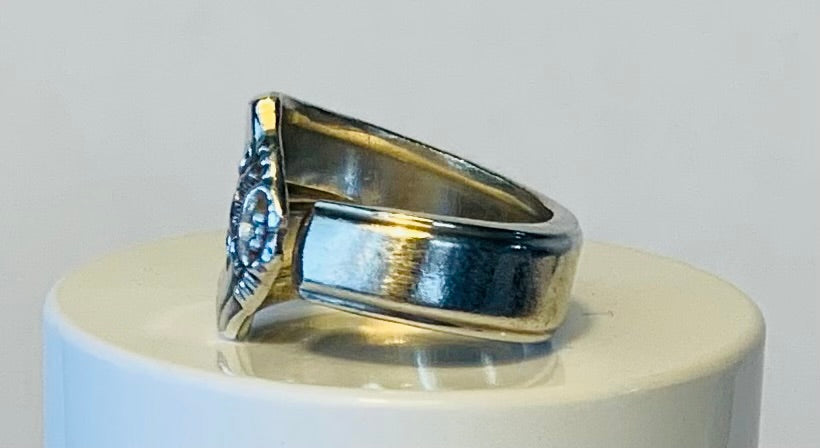 Silver Spoon Ring size 6