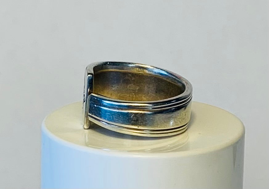 Silver Spoon Ring size 8.5