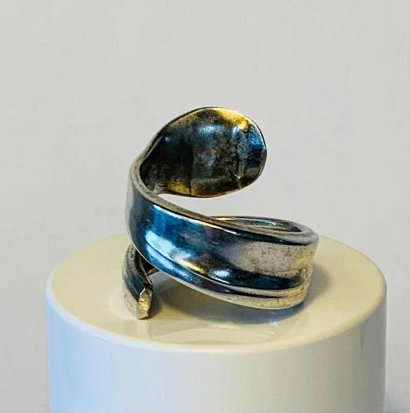 Silver Spoon Ring size 9