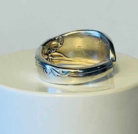Silver Spoon Ring size 5