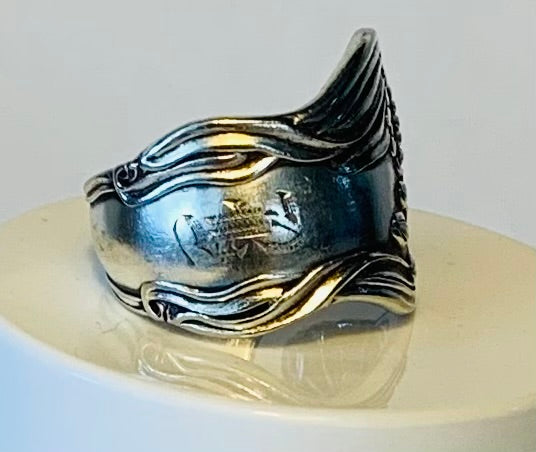 Silver Spoon Ring size 5
