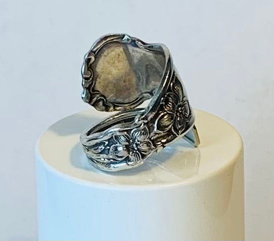Silver Spoon Ring size 10