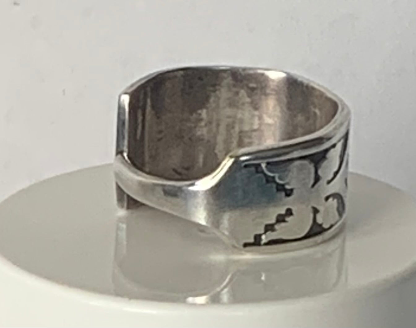 Silver Spoon Ring size 8.5