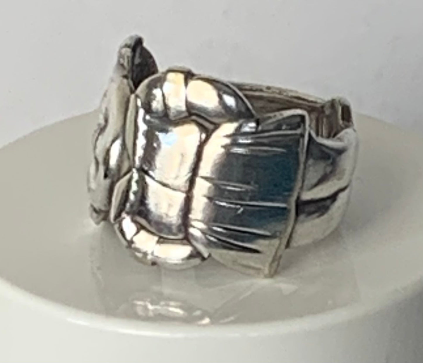 Silver Spoon Ring size 7