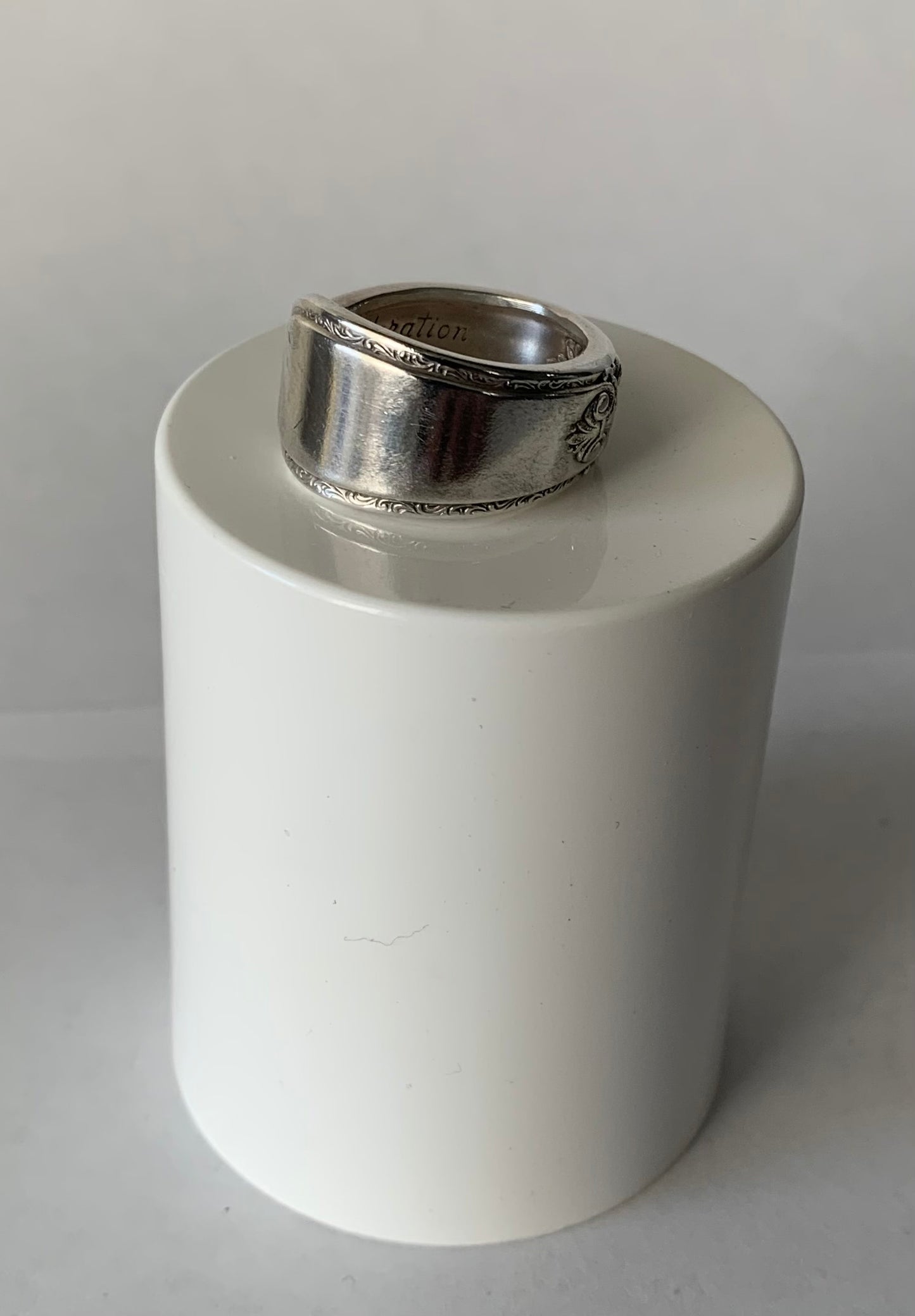 Silver Spoon Ring size 7