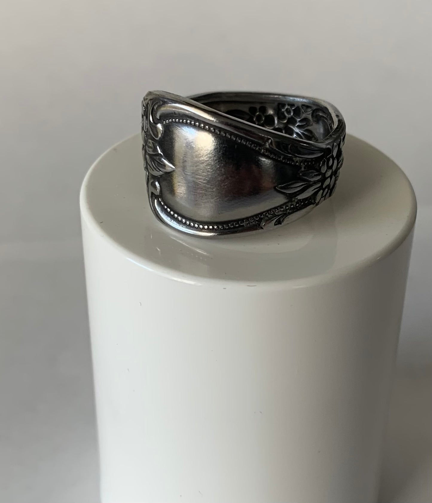 Stainless Spoon Ring 11.5