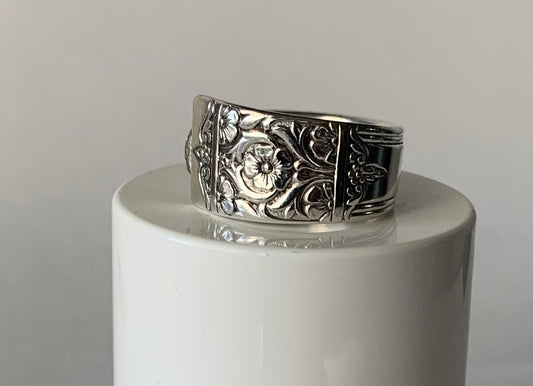 Silver Spoon Ring size 11.5