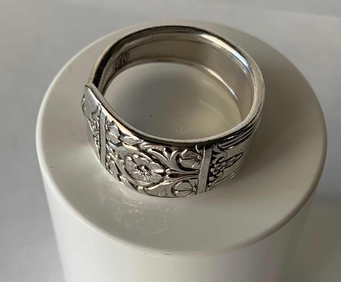 Silver Spoon Ring size 11.5