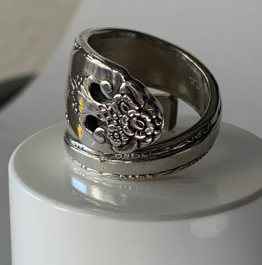 Silver Spoon Ring size 10