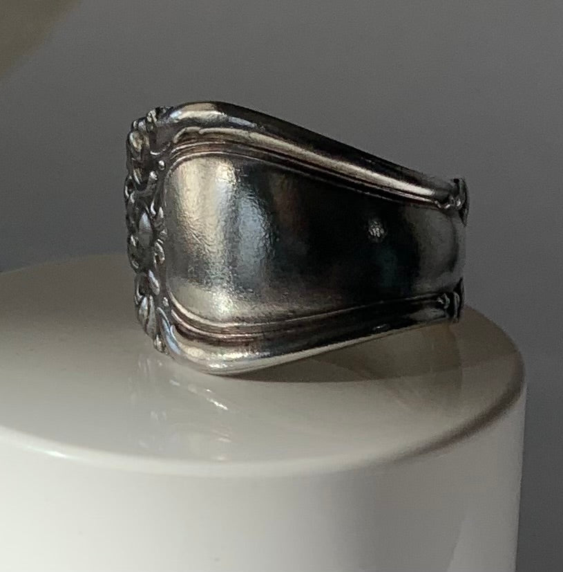 Silver Spoon Ring size 9
