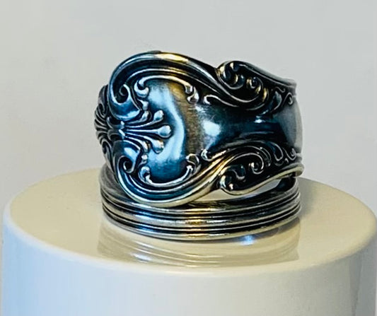 Silver Spoon Ring size 9