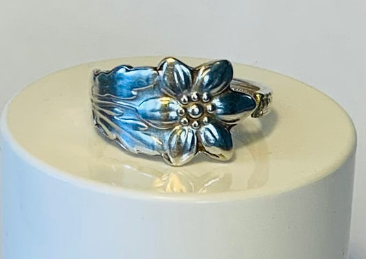 Silver Spoon Ring size 9.5