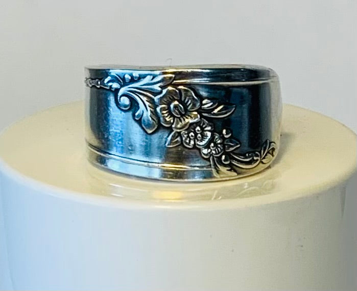 Silver Spoon Ring size 8