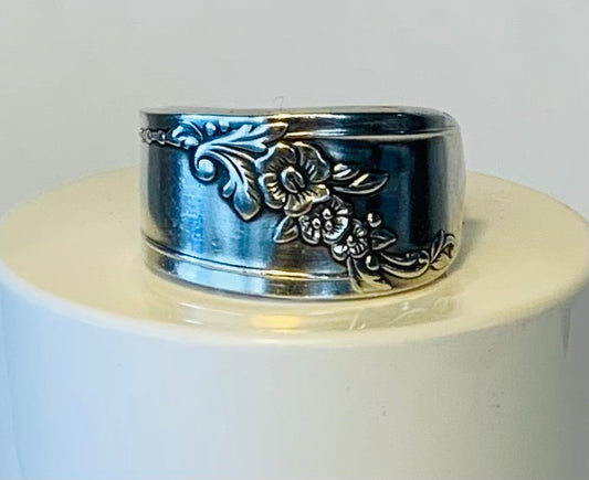 Silver Spoon Ring size 8