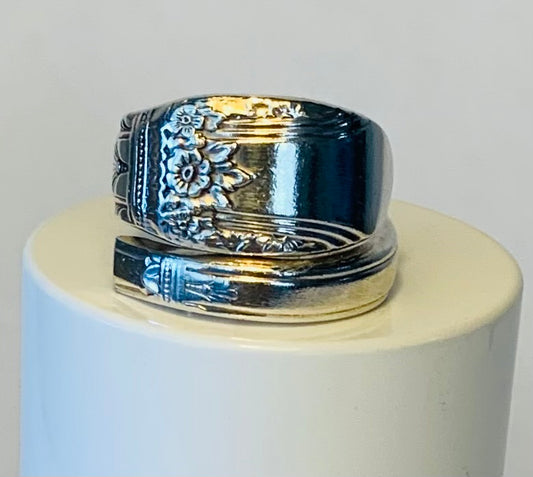 Silver Spoon Ring size 8