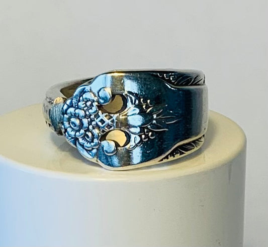 Silver Spoon Ring size 12
