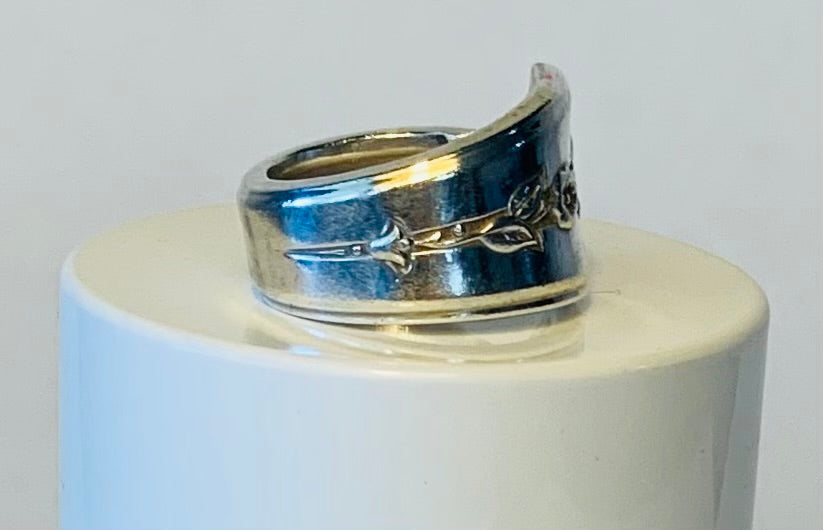 Silver Spoon Ring size 6