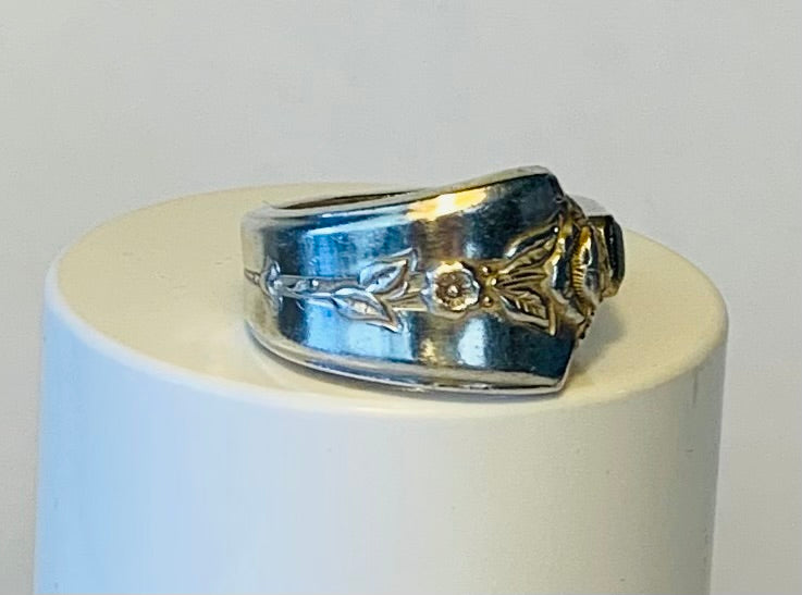 Silver Spoon Ring size 8
