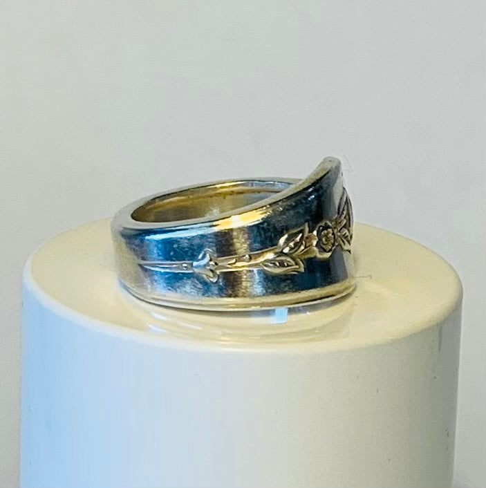 Silver Spoon Ring size 8
