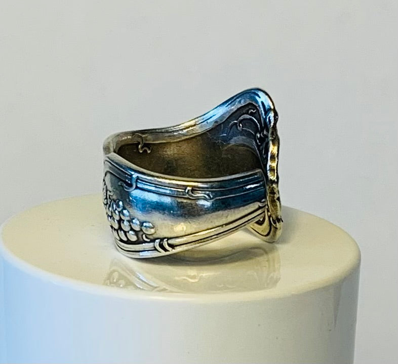 Silver Spoon Ring size 6