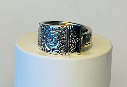 Silver Spoon Ring size 8.5