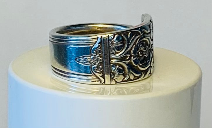 Silver Spoon Ring size 8.5