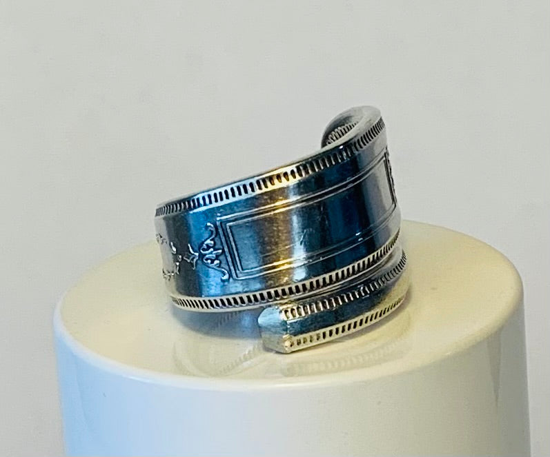 Silver Spoon Ring size 7.5