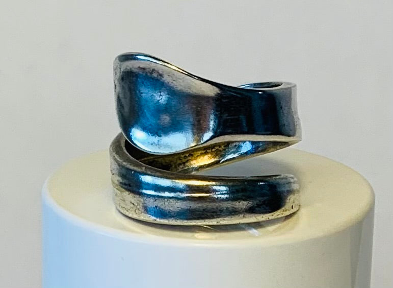 Silver Spoon Ring size 9