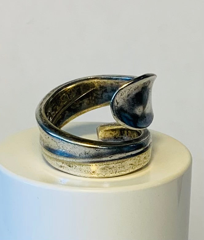 Silver Spoon Ring size 9