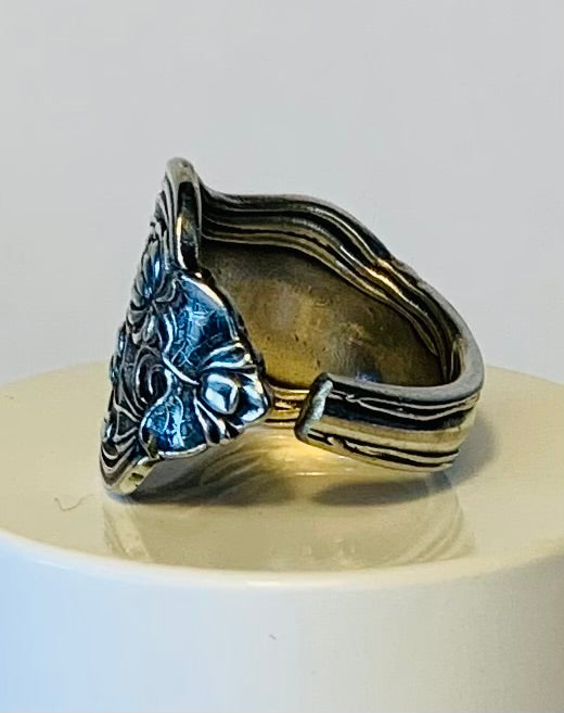 Silver Spoon Ring size 5