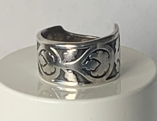 Silver Spoon Ring size 8.5
