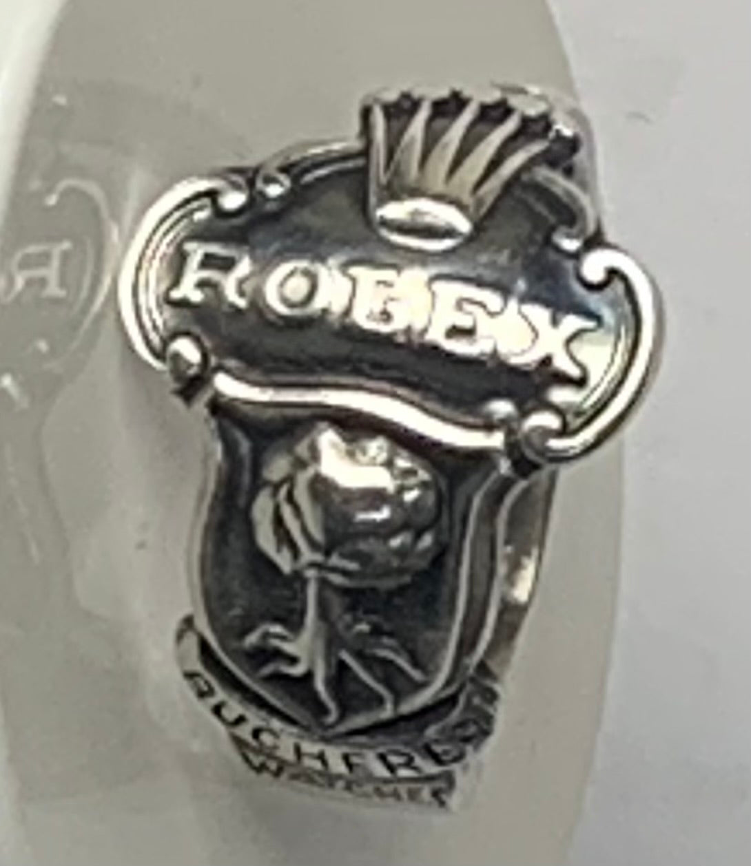 Silver Spoon Ring size 9