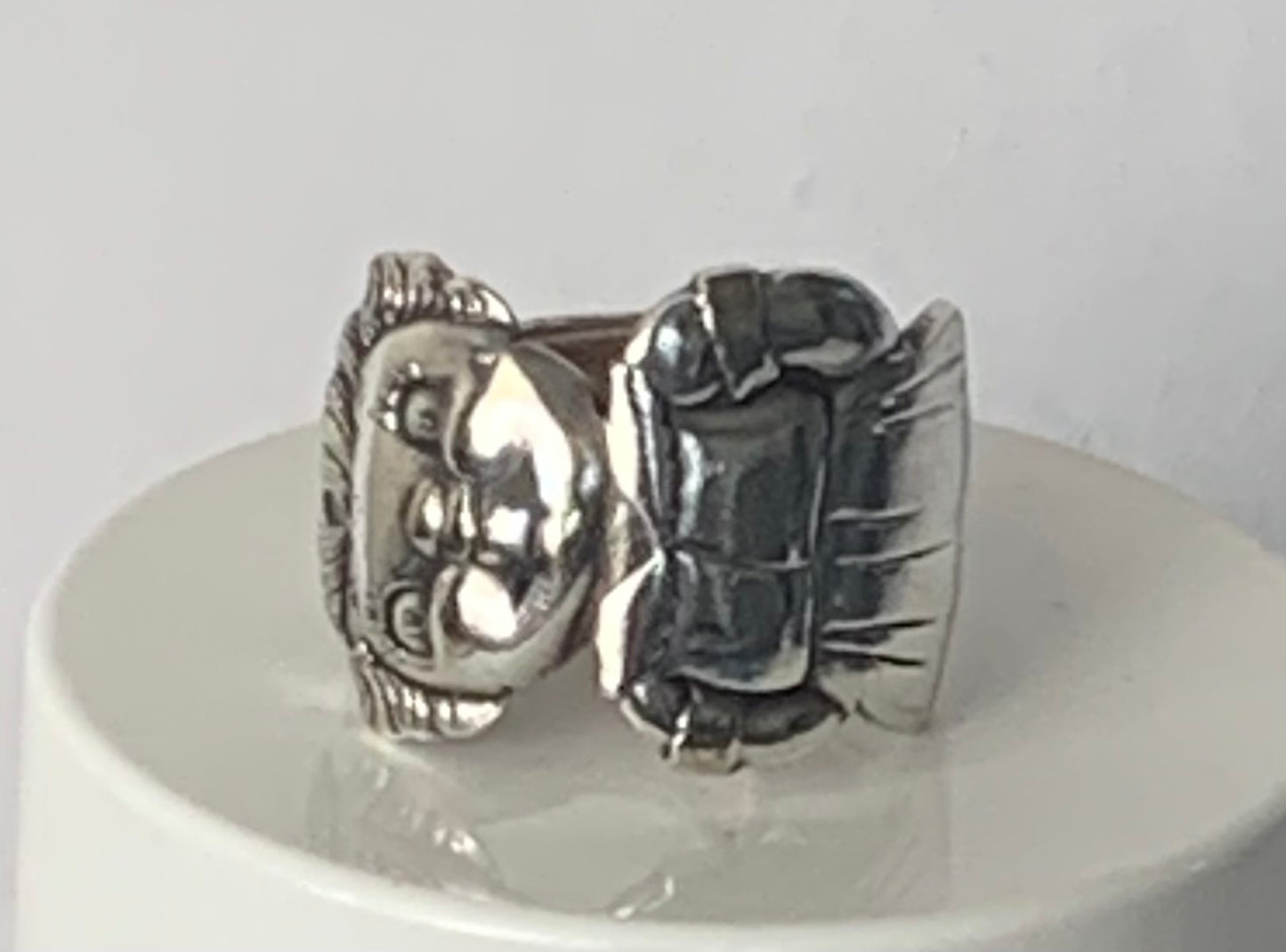 Silver Spoon Ring size 7