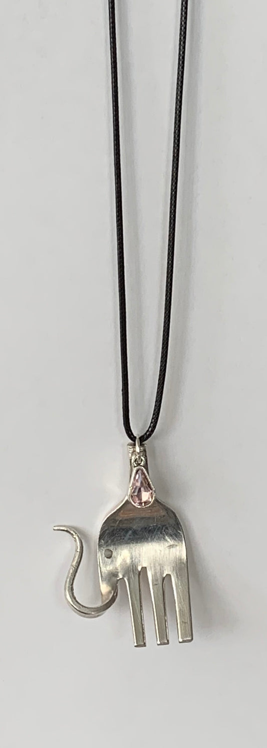 Silver Fork Necklace